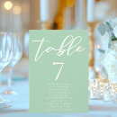 Search for mint green wedding table cards Solid colour