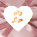 Search for heart logo stickers Business