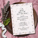 Search for pink flower baby shower invitations Little wildflower