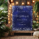 Search for silver glitter posters Navy blue