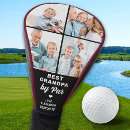 Search for unique golf head covers Photo collage