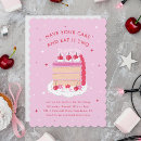 Search for eat cake invitations And eat it two