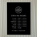 Search for business posters Opening hours