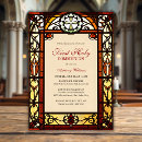 Search for stained glass invitations Christian
