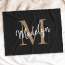 Search for fleece blankets Monogrammed