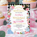 Search for fairy tea party invitations Alice in wonderland