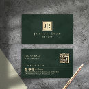 Search for green emerald gold business cards Hair stylist