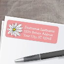 Search for whimsy return address labels Flowers