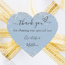 Search for blue and silver wedding stickers Heart