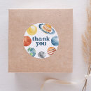 Search for watercolor space stickers Boy birthday