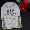 Search for halloween 30th birthday invitations Gothic