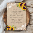 Search for burlap and sunflower wedding invitations Elegant