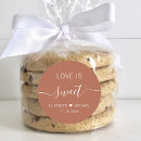 Search for love is sweet wedding stickers Reception