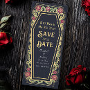 Search for spooky wedding save the dates Floral