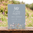 Search for boho 30th birthday invitations Rustic