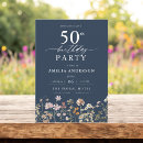 Search for navy blue watercolor invitations Calligraphy script