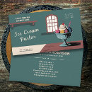 Search for flavours business cards Ice cream