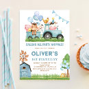 Search for barn animal birthday invitations Boy