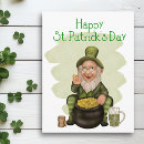Search for leprechauns postcards Shamrock