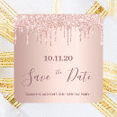 Search for rose gold save the date stickers Glam