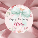Search for floral sweet sixteen stickers Pink