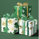 Search for shiny green wrapping paper Gold