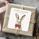 Search for vintage easter stickers Classic bunny illustration