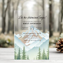 Search for the adventure begins baby shower invitations For her