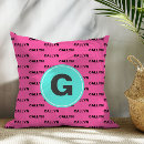 Search for pink monogram cushions Keepsake