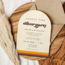 Search for mid century modern wedding invitations Retro