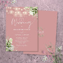 Search for light pink wedding invitations String lights