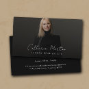 Search for black and white real estate business cards Professional