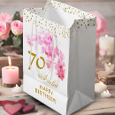 Search for 70th birthday gift bags Watercolor