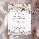 Search for elegant 85th birthday invitations Floral