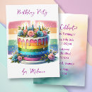 Search for pastel rainbow party invitations Flowers