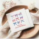 Search for red white and blue napkins Watercolor