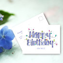 Search for blue watercolor birthday cards Stylish
