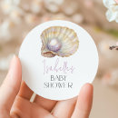 Search for pearl baby shower stickers Ocean