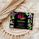 Search for 80s birthday invitations Throwback party
