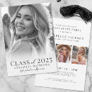 Search for stylish graduation invitations Black and white