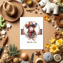 Search for western thank you cards Little cowboy