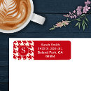 Search for red apple return address labels Modern