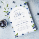 Search for blueberry bridal shower invitations Watercolor