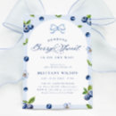 Search for blueberry baby shower invitations Watercolor