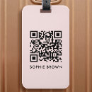 Search for qr code luggage tags Scan if lost