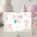 Search for unicorn thank you cards Party