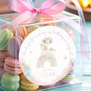 Search for unicorn first birthday party stickers Rainbow
