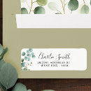 Search for green wedding return address labels Boho