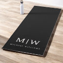 Search for black and white yoga mats Initials