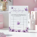 Search for purple baby shower games Butterfly